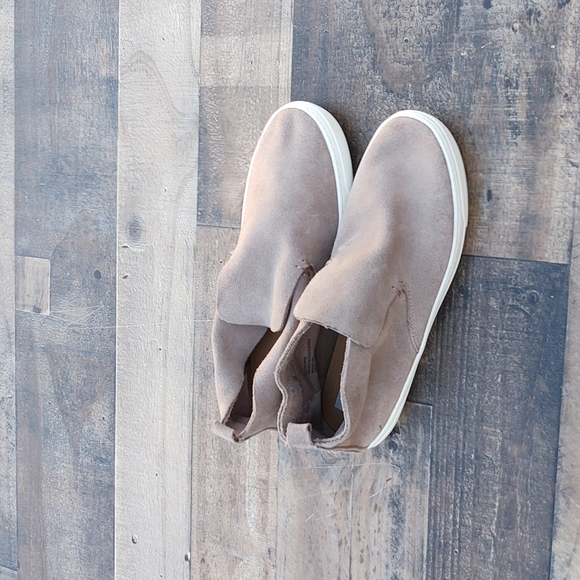 DV By Dolce Vida Roselyn Suede High Top Sneakers Chukka style pull on sz 8 women - Picture 14 of 15